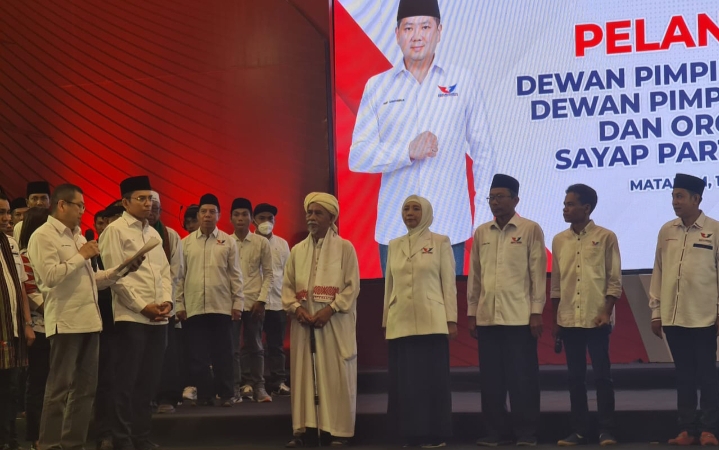 DPW Partai Perindo NTB Dilantik, Wakil Gubernur Rohmi Ketua Dewan Pertimbangan