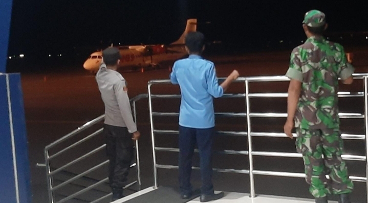 Polsek KP3 Bandara SMS Bima Gelar Patroli Malam, Ciptakan Kondisi Kondusif